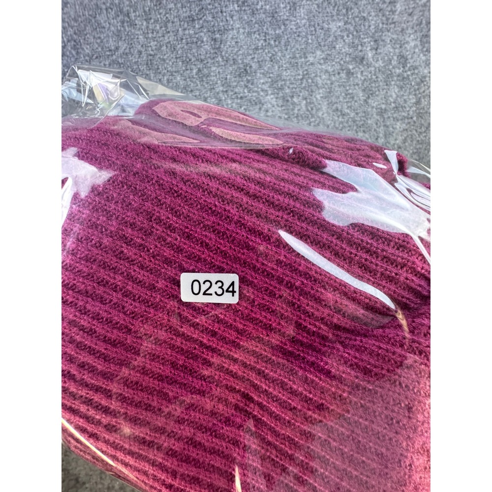 Talbots Ribbed Boat Neck Sweater Magenta Pink Medium Lambswool Nylon Blend - Picture 7 of 10